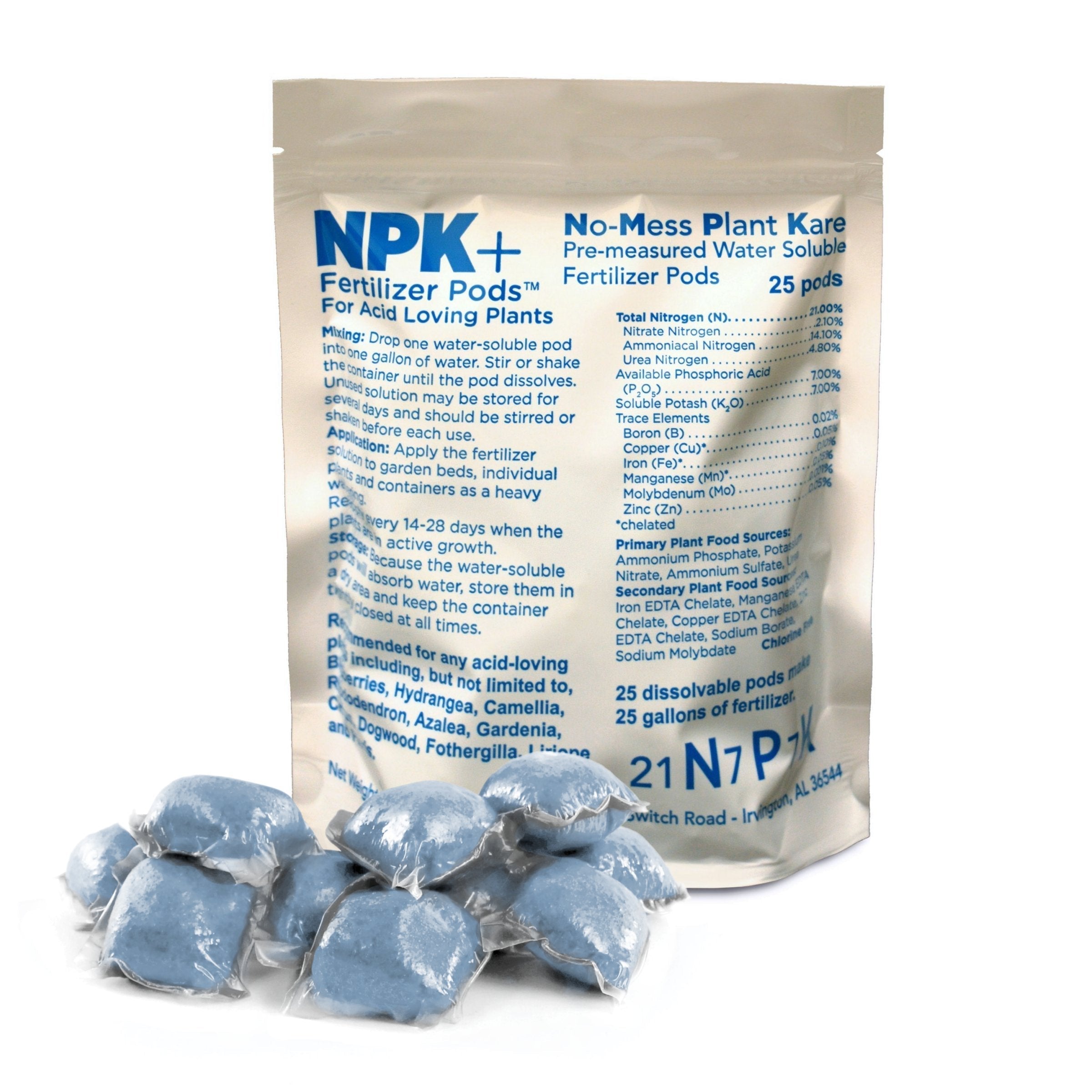 fertilizer acid loving plants NPK+™ Fertilizer Pods for Acid-Loving Plants