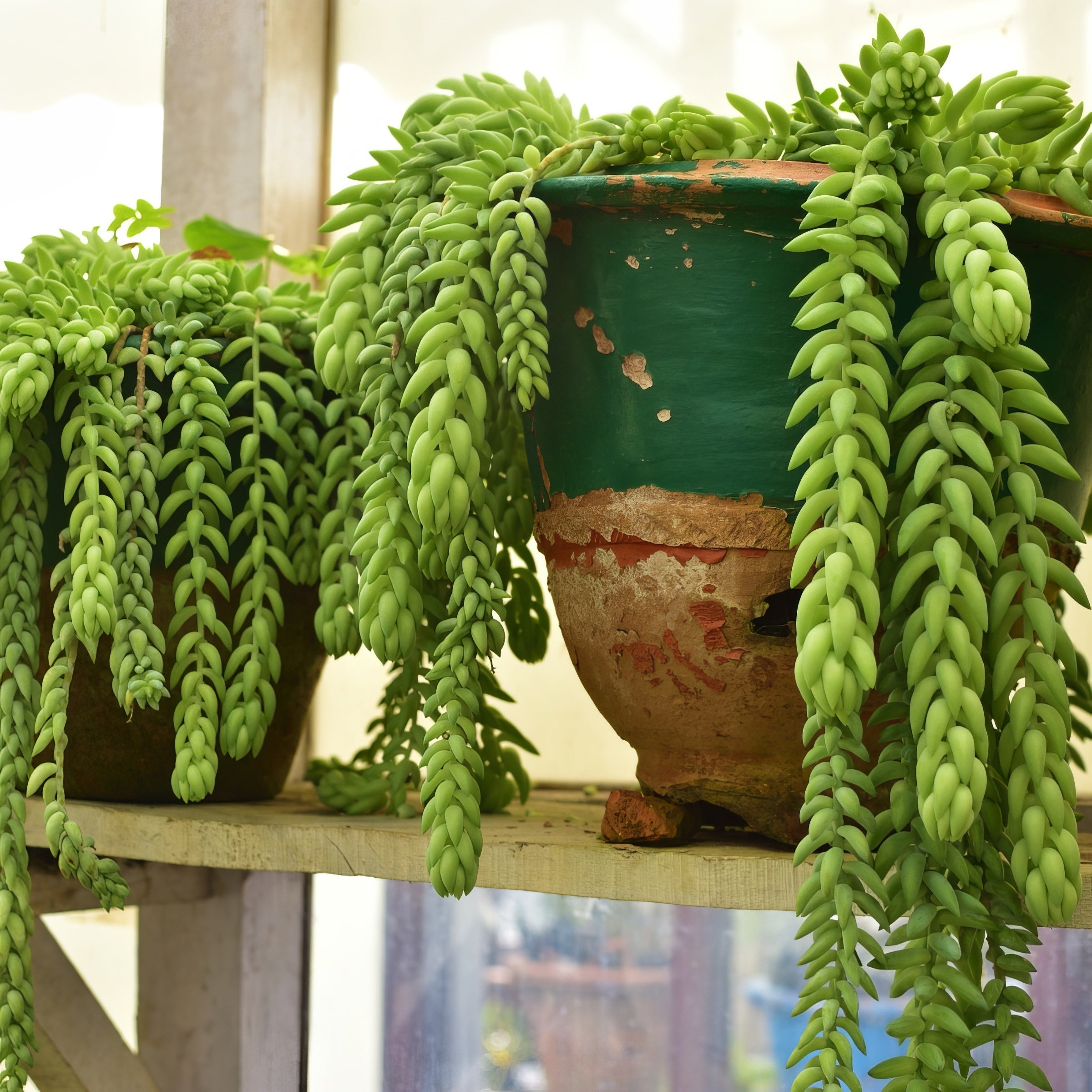 Sedum 'Burrito' - 8" Hanging Basket  (PICK UP ONLY)