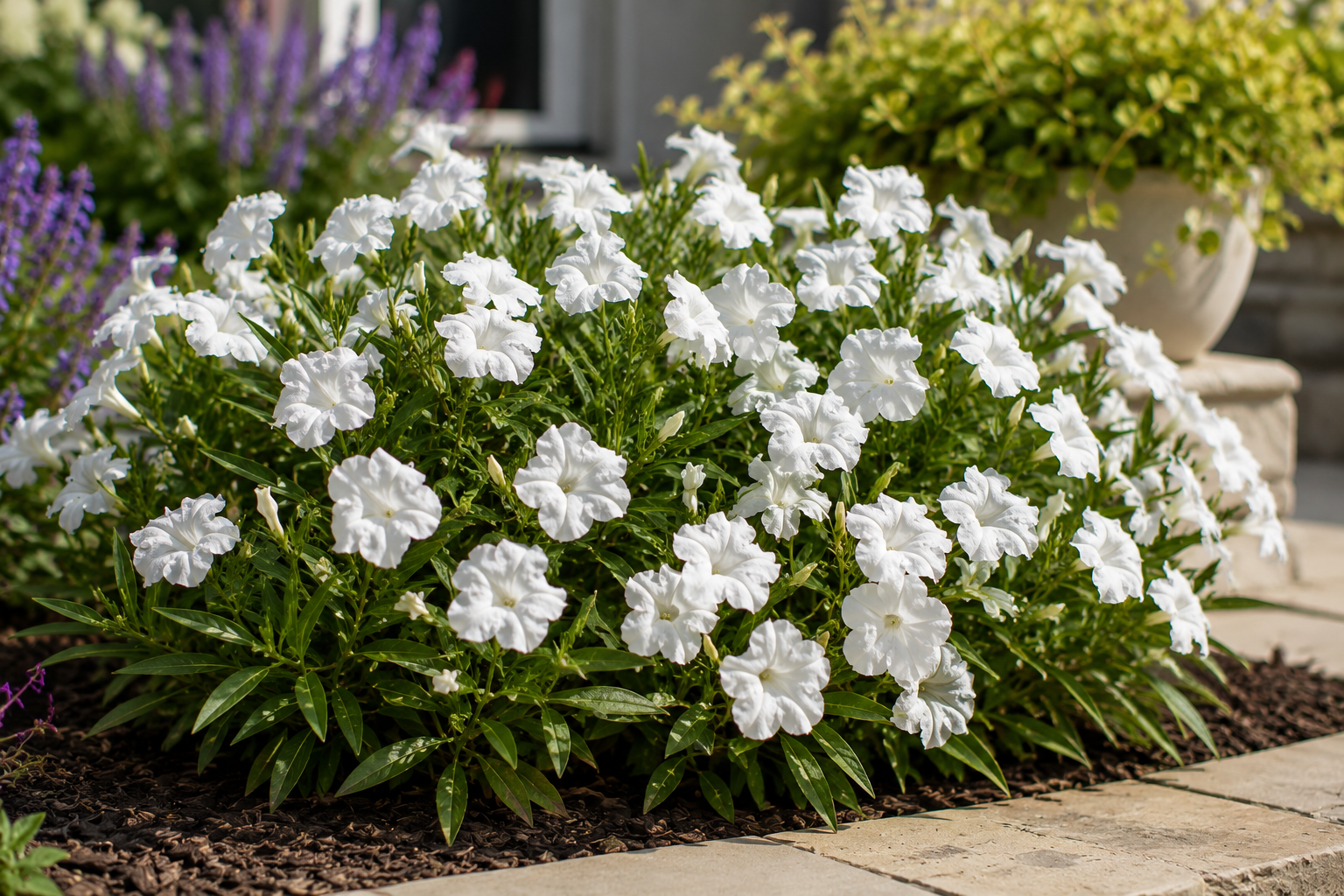 Ruellia Katie's Dwarf White - 4" Pot (PICK UP ONLY)