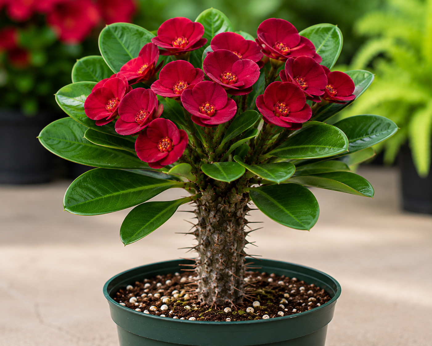 Euphorbia Century Crown of Thorns - 5.5" (PICK UP SALE)