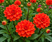 Dahlia, 'Parc Floral de Paris' Bareroot - 6 Piece