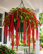 Acalypha Chenille Plant Hanging Basket - 8" Hanging Basket (PICK UP ONLY)