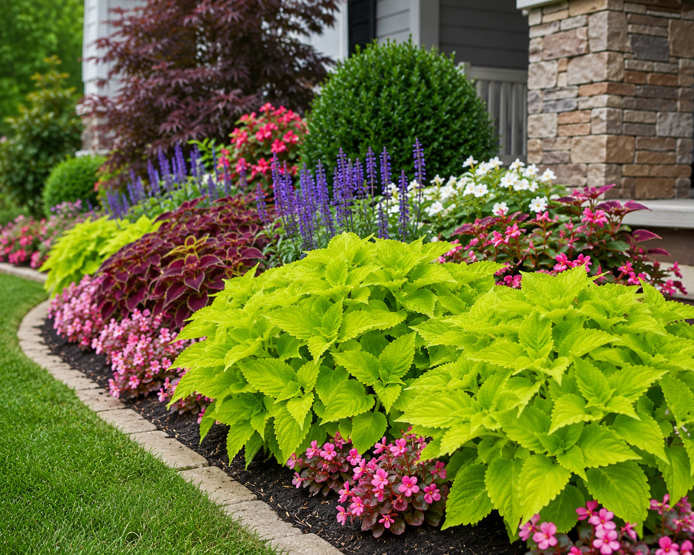 Solenostemon Coleus Salsa Verde (Green) - 4" Pot (PICK UP ONLY)