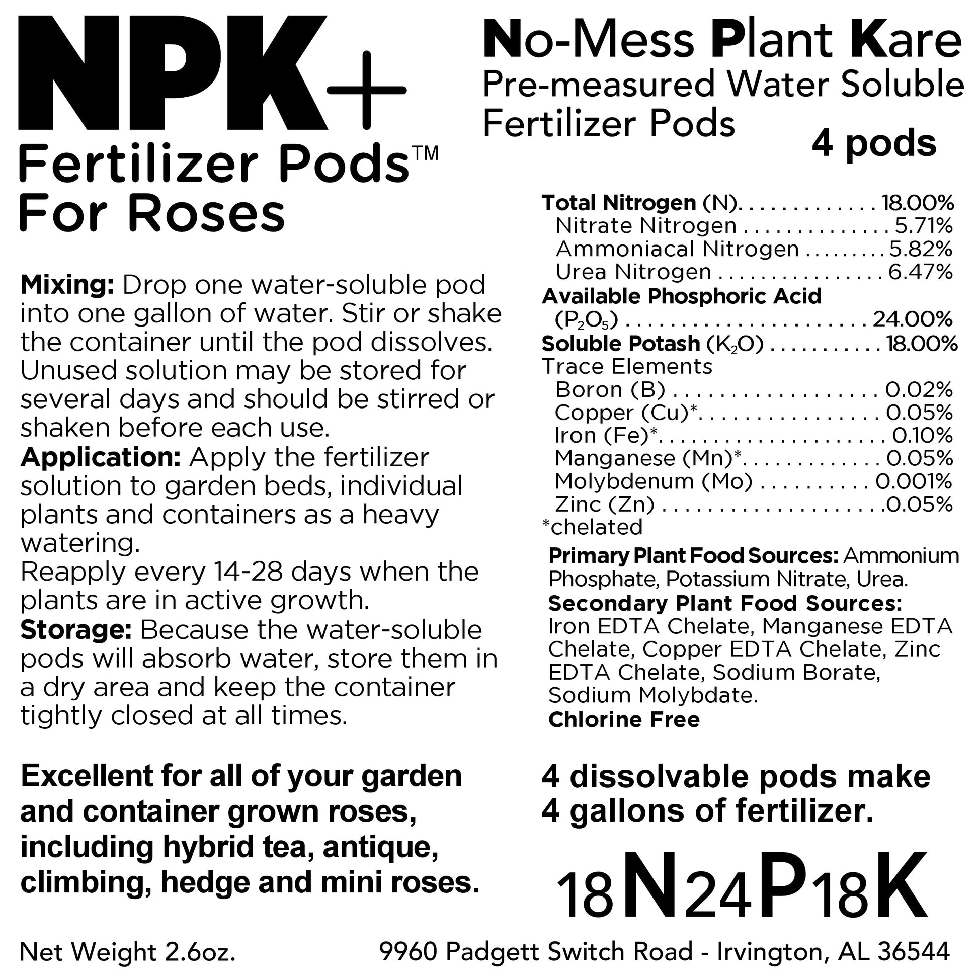 fertilizer for rose plants in pots NPK+™ Fertilizer Pods for Roses – Cottage Farms