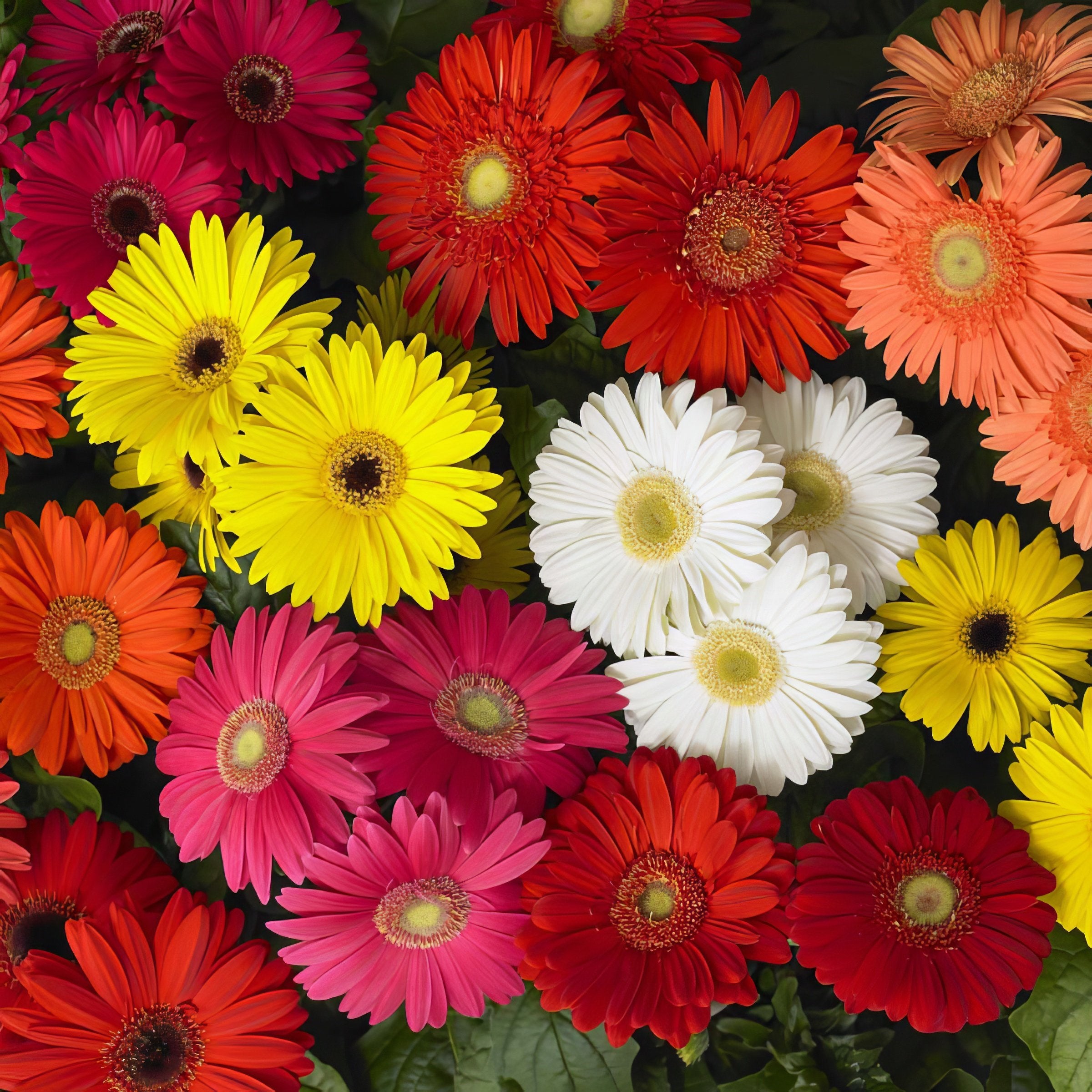 Gerbera Daisy ‘Mega Revolution Mix’  - 4" Pot