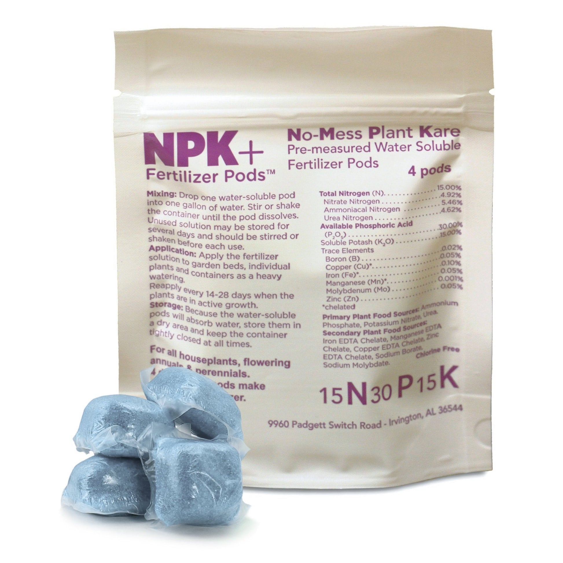 pre plant fertilizer NPK+™ All Purpose Fertilizer Pods – Cottage Farms