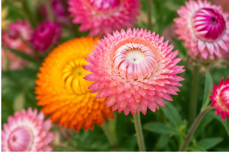 Bracteantha Bright Bikini Mix Starflower