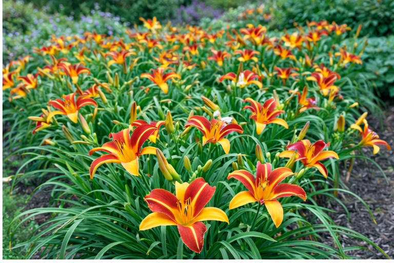 4 Piece Hemerocallis 'Frans Hals' Daylily - Bare Root
