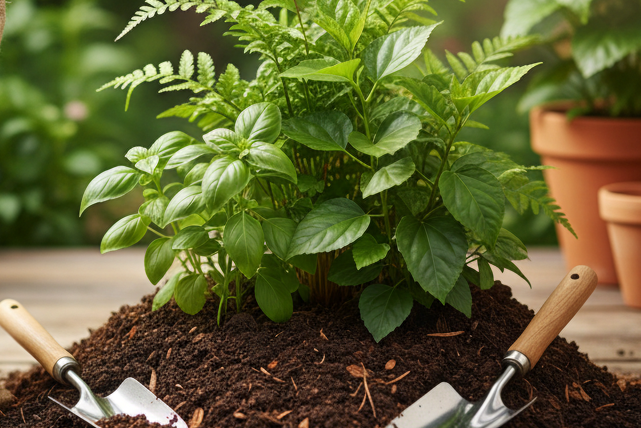 Garden fertilizer. Square aspect ratio